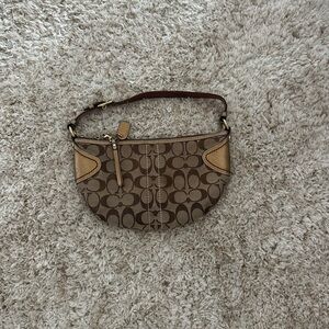 Coach Brown Signature Shoulder Bag